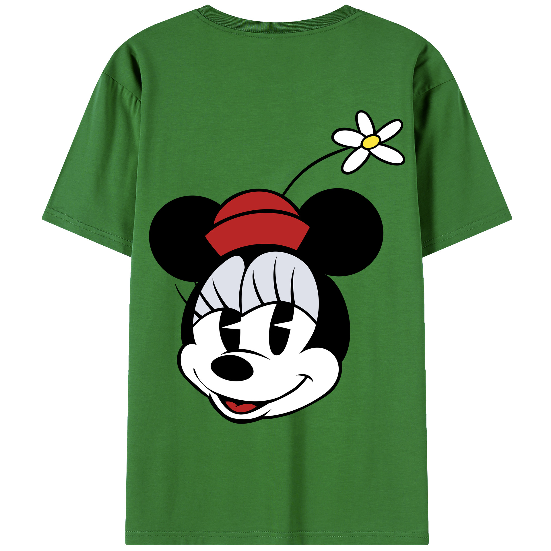 （画像用） ミッキーマウス Mickey Mouse レディース半袖Tシャツ(バックプリント)